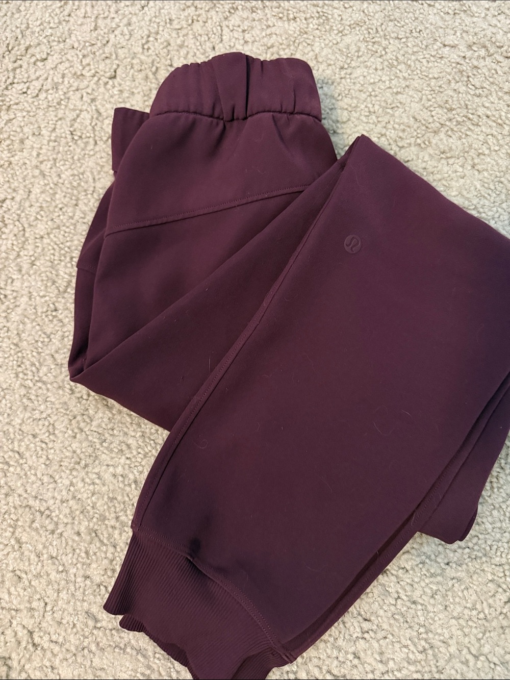 lululemon athletica Maroon High-Rise Jogger Pants